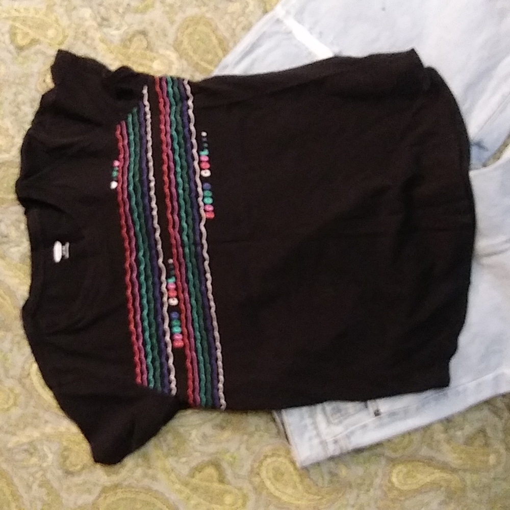 Vintage Black Tee by Old Navy, size 14